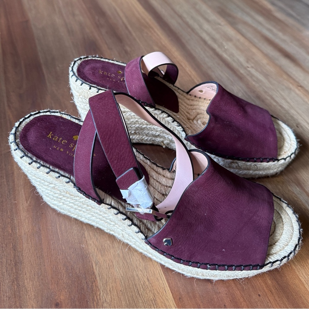 NEW Kate Spade Felipa Espadrille Wedge Sandals